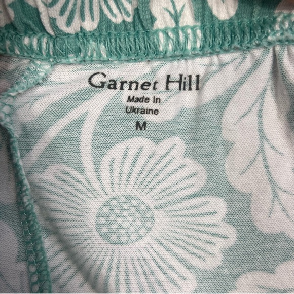 Garnet Hill MEDIUM Pajama Set Organic Cotton Cottagecore Floral - Picture 9 of 10